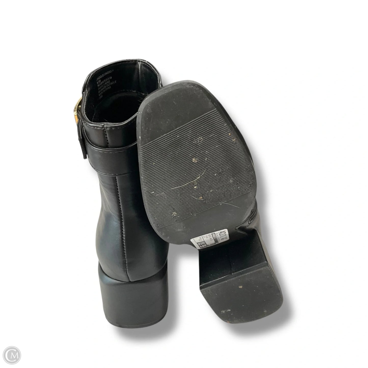 Boots Ankle Heels By Madden Girl In Black, Size: 8.5
