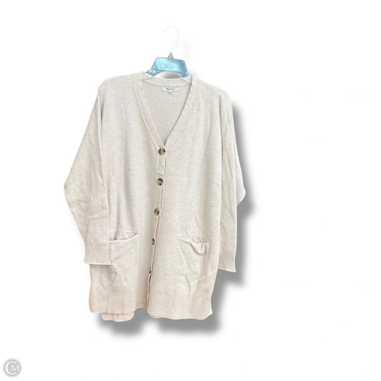 Sweater Cardigan By Madewell In Beige, Size: 1x