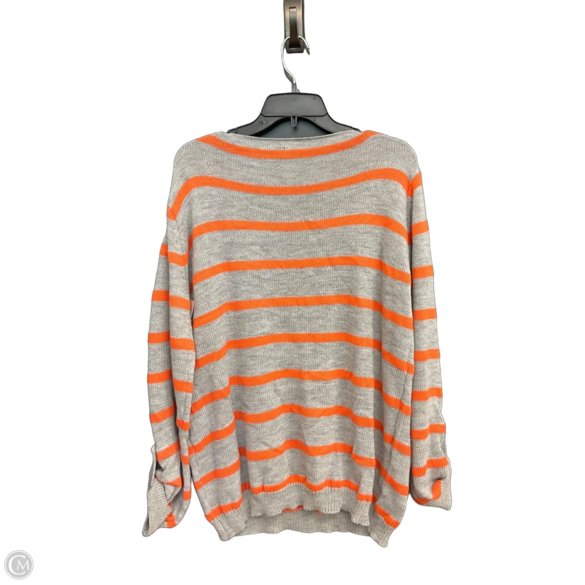 Sweater By Clothes Mentor In Striped Pattern, Size: Xxl