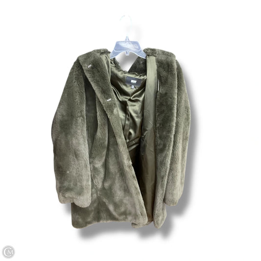 Coat Faux Fur & Sherpa By Dkny In Green, Size: Xl