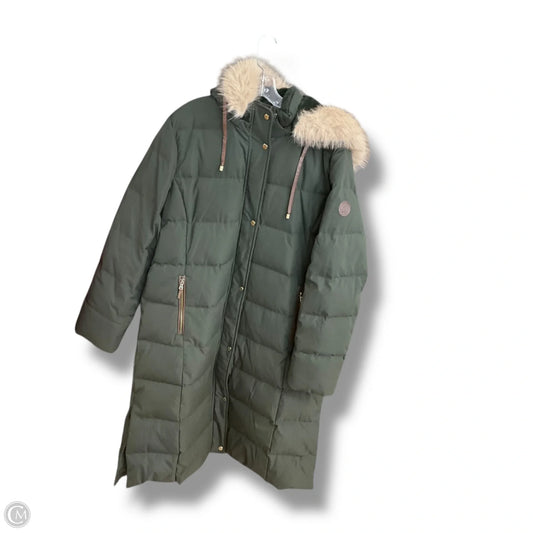 Coat Puffer & Quilted By Lauren By Ralph Lauren In Green, Size: Xxl