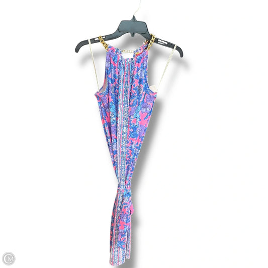 Dress Designer By Lilly Pulitzer In Pink & Purple, Size: S