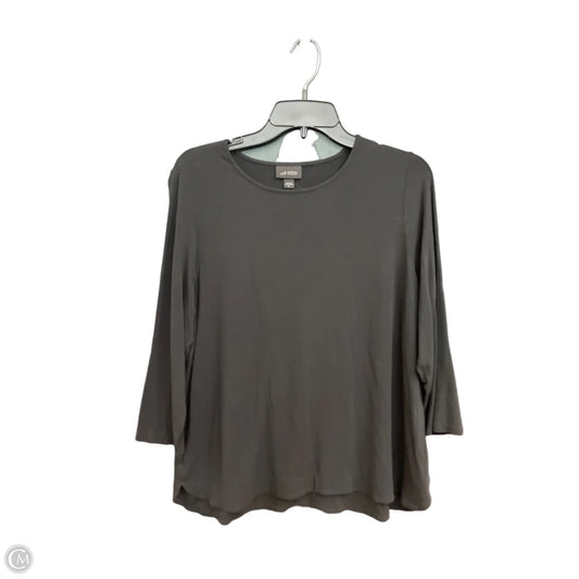 Top Long Sleeve Basic By J. Jill In Black, Size: M