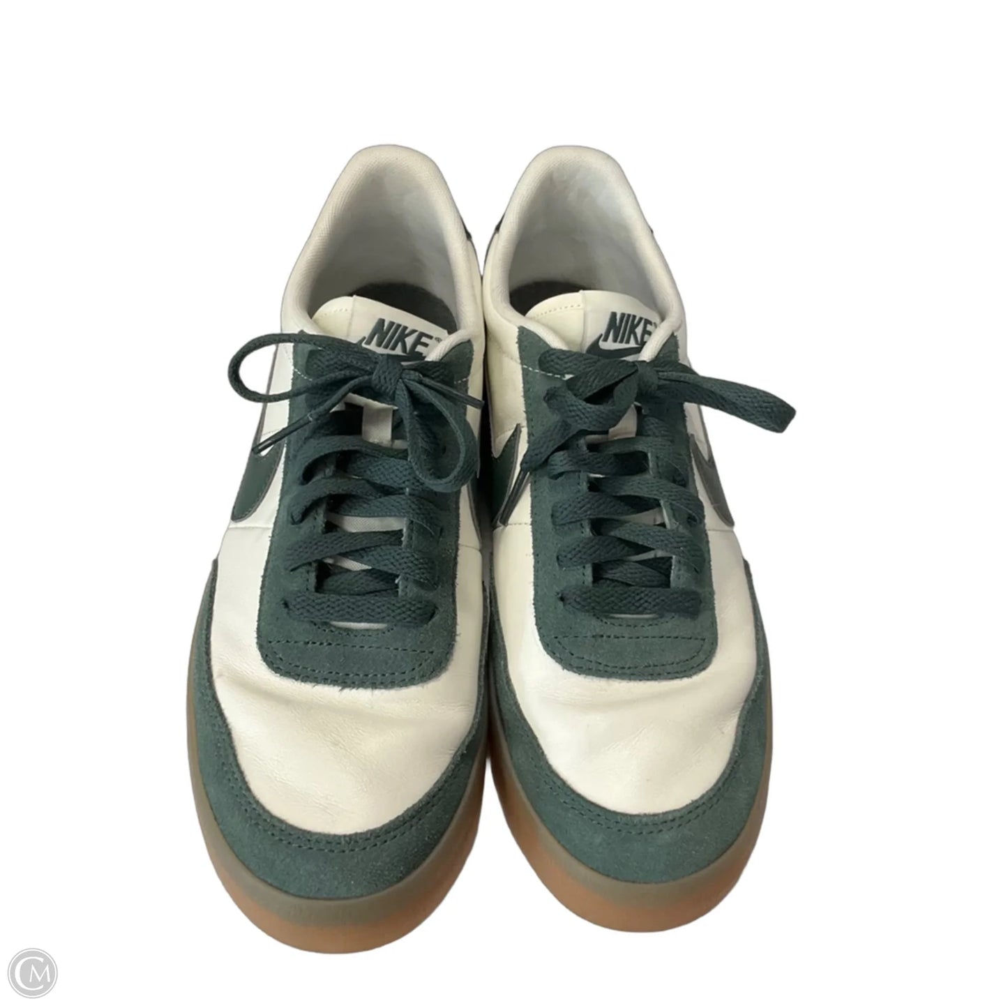 Shoes Sneakers By Nike In Green & White, Size: 11