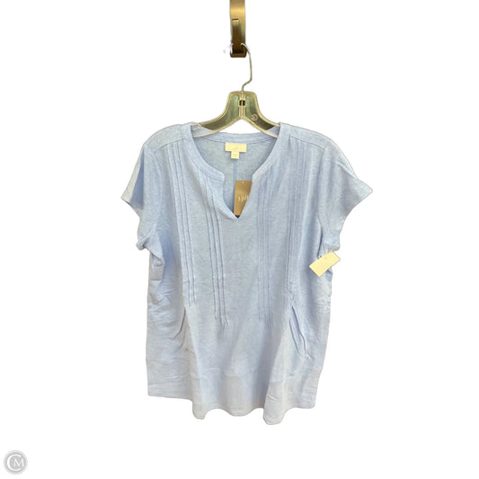 Top Short Sleeve By J. Jill In Blue, Size: M