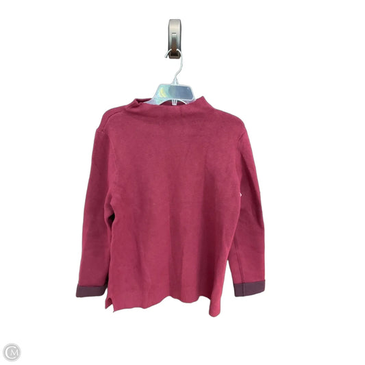 Sweater By J. Jill In Maroon, Size: M