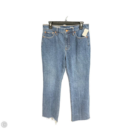 Jeans Boot Cut By J. Crew In Blue Denim, Size: 8
