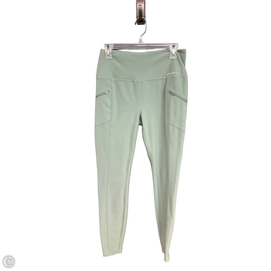 Athletic Leggings By Eddie Bauer In Green, Size: M