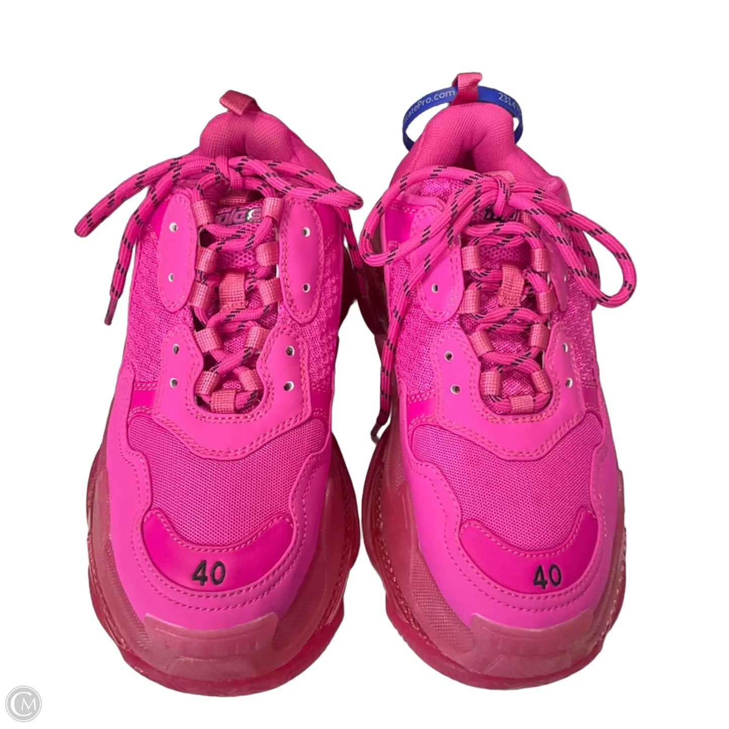 Shoes Luxury Designer By Balenciaga In Pink, Size: 10