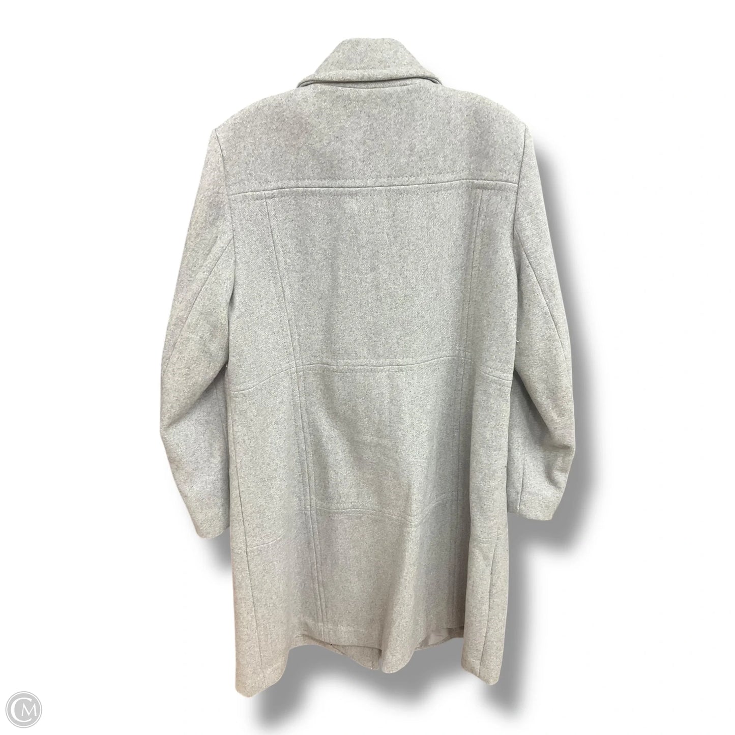 Coat Designer By Kate Spade In Grey, Size: Xl