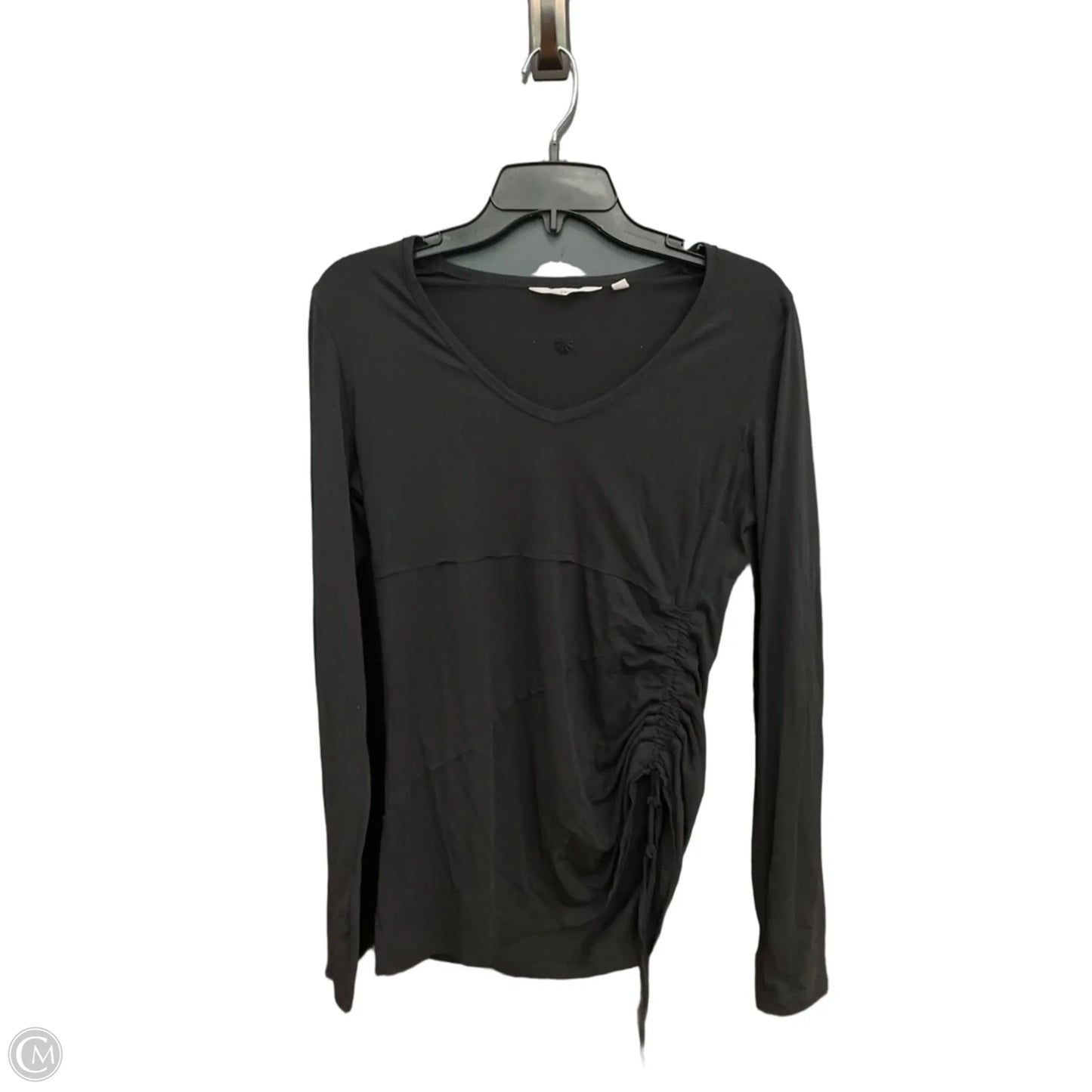 Top Long Sleeve By Athleta In Black, Size: S