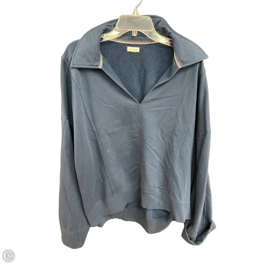 Top Long Sleeve By Pilcro In Blue, Size: Xl