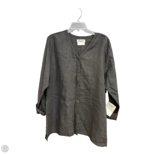 Cardigan By Flax In Black, Size: L