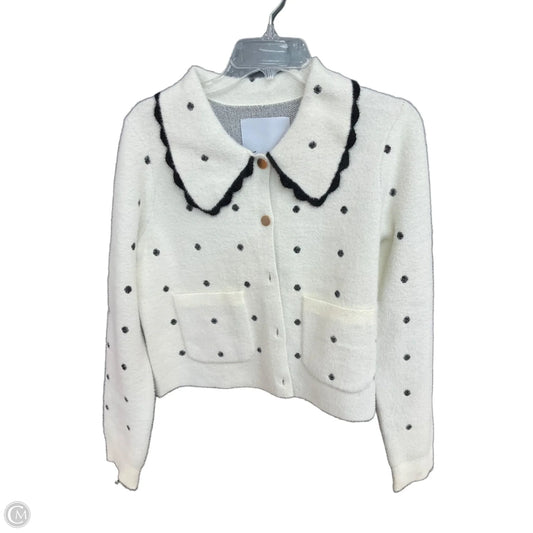 Cardigan By Anthropologie In Polkadot Pattern, Size: M