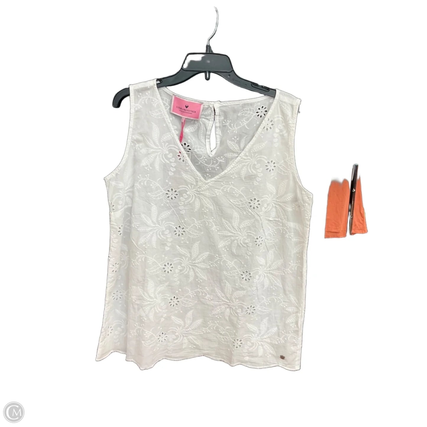 Top Sleeveless By Cme In White, Size: Xl