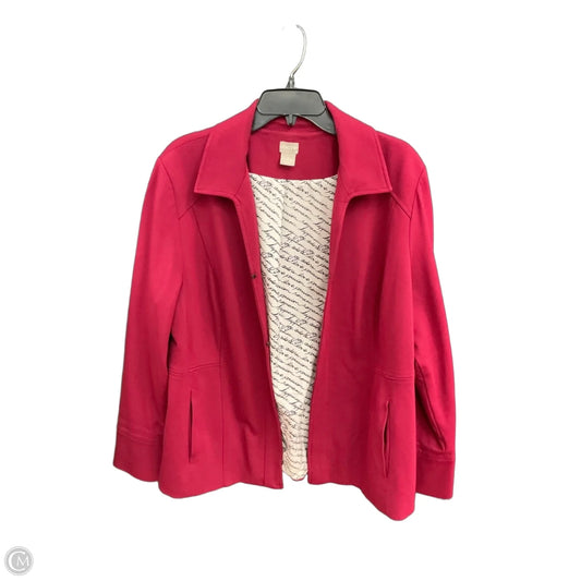 Blazer By Chicos In Red, Size: Xl