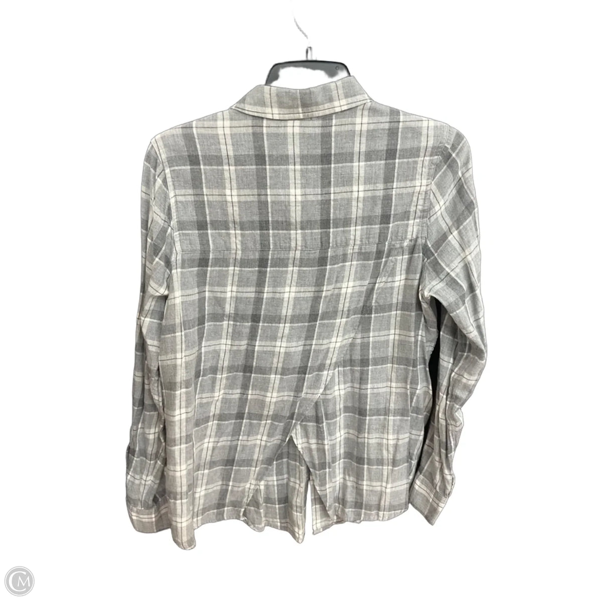 Blouse Long Sleeve By Marine Layer In Grey, Size: M