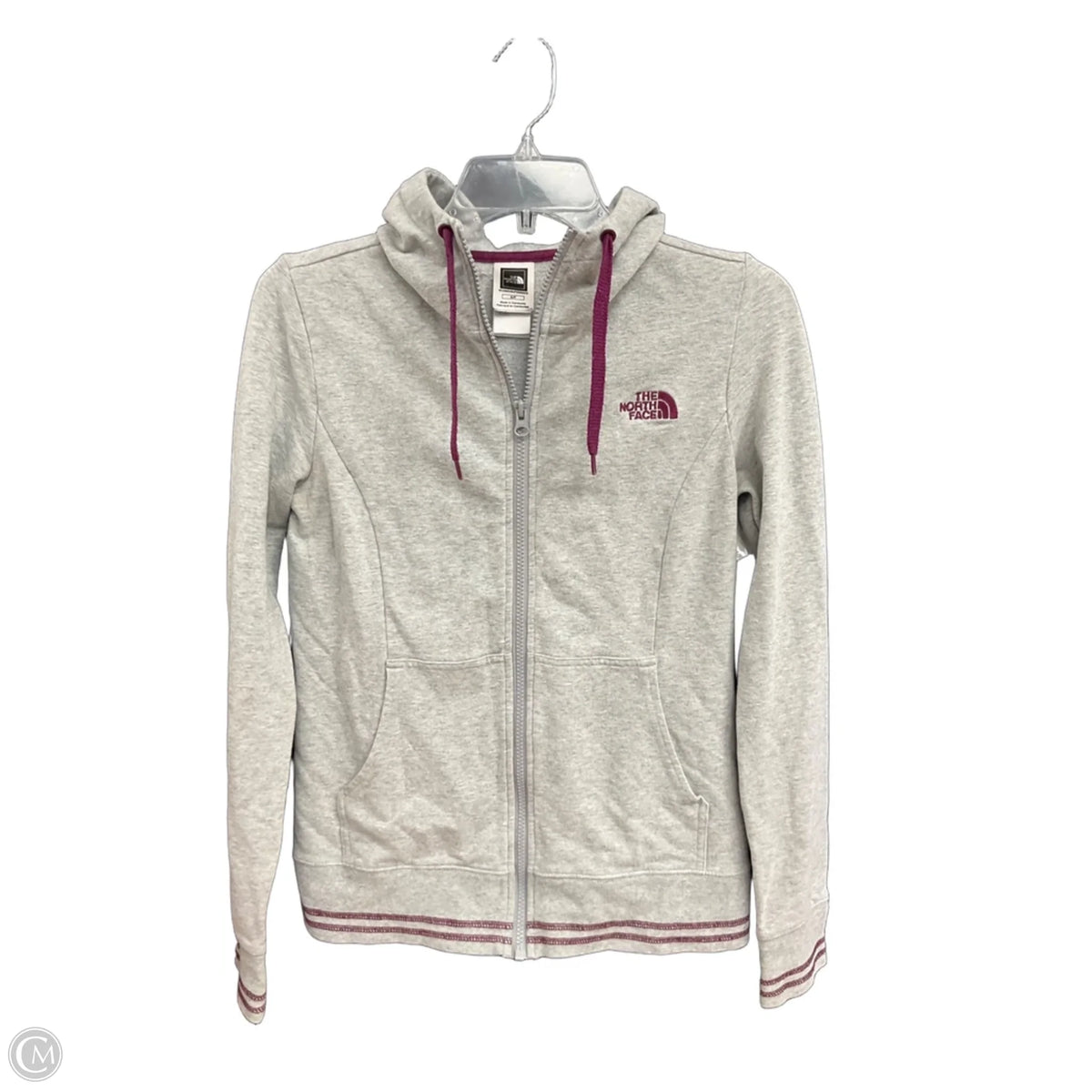 Athletic Jacket By The North Face In Grey, Size: S