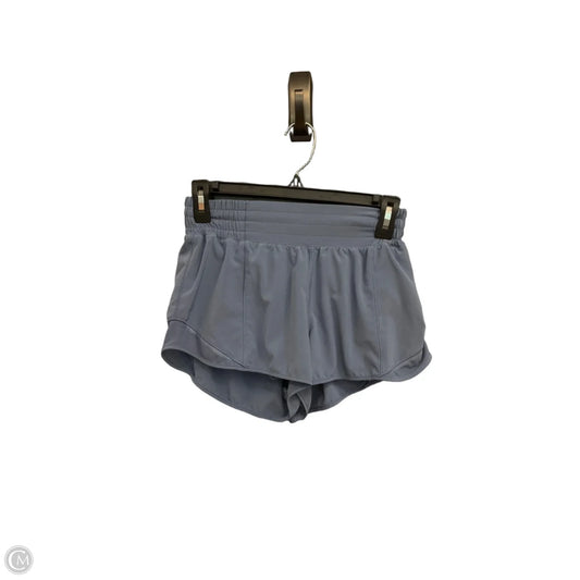 Athletic Shorts By Lululemon In Blue, Size: 4
