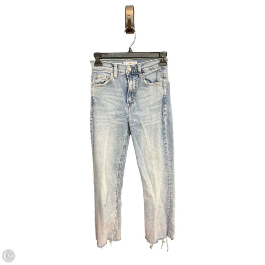 Jeans Straight By Mng In Blue Denim, Size: 4