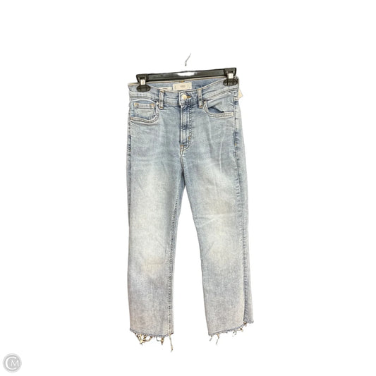 Jeans Straight By Mng In Blue Denim, Size: 4