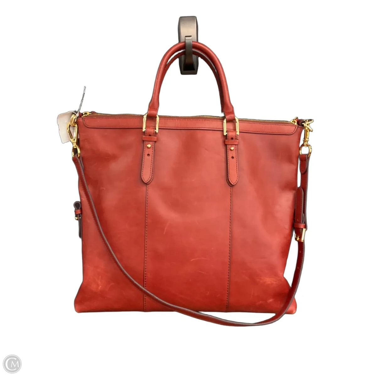 Handbag Leather By Cmb, Size: Large