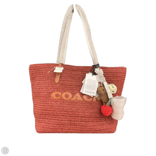 Tote Designer By Coach, Size: Large