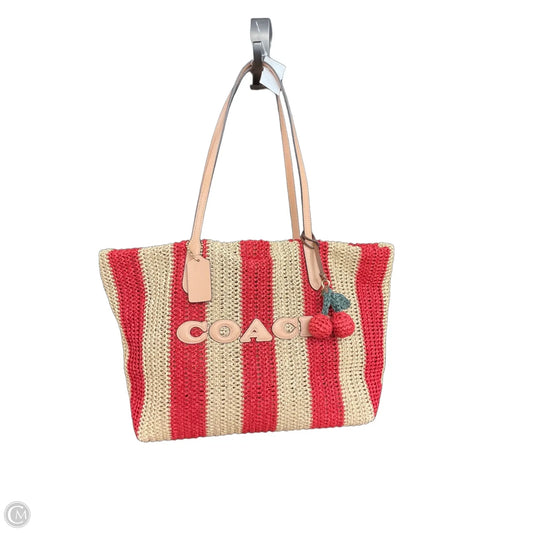Tote Designer By Coach, Size: Large