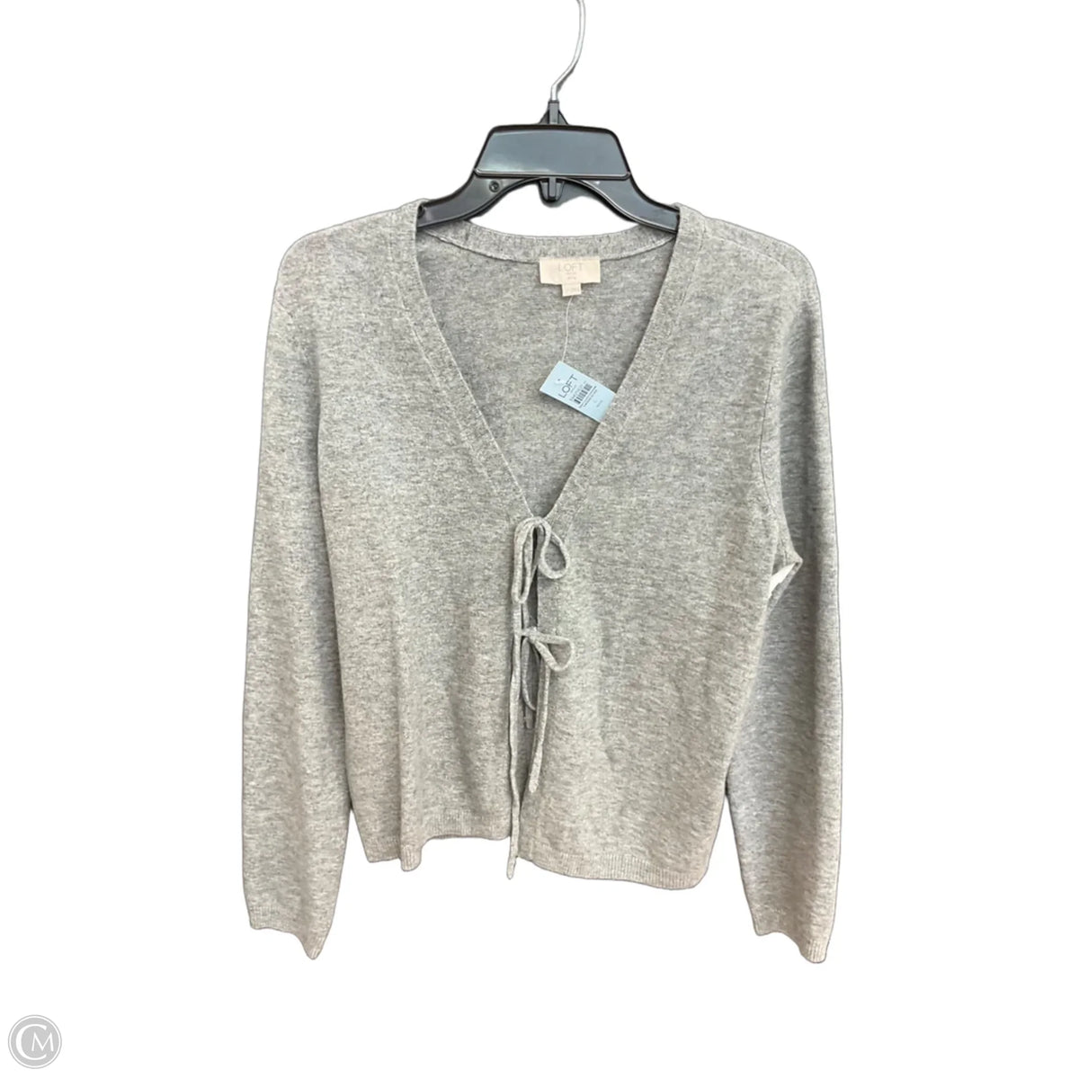 Cardigan By Loft In Grey, Size: L