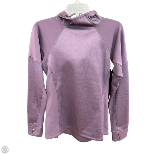 Athletic Sweatshirt Hoodie By The North Face In Purple, Size: M