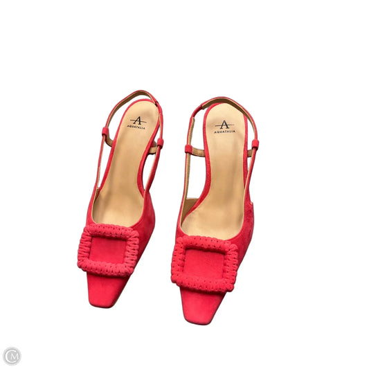 Shoes Heels Kitten By Aquatalia In Pink, Size: 8.5