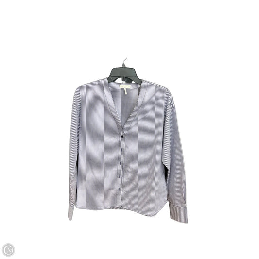Blouse Designer By Sandro In Striped Pattern, Size: S