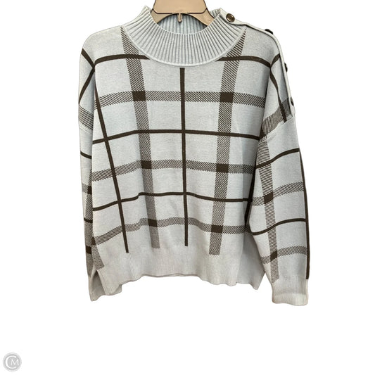 Top Long Sleeve By Tahari In Blue, Size: Xl