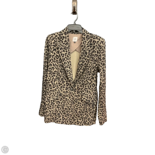 Blazer By Cabi In Animal Print, Size: M