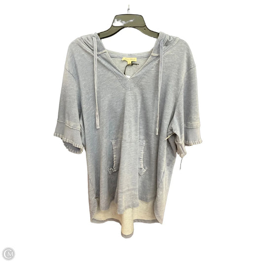 Top Short Sleeve By Jane And Delancey In Blue, Size: 1x