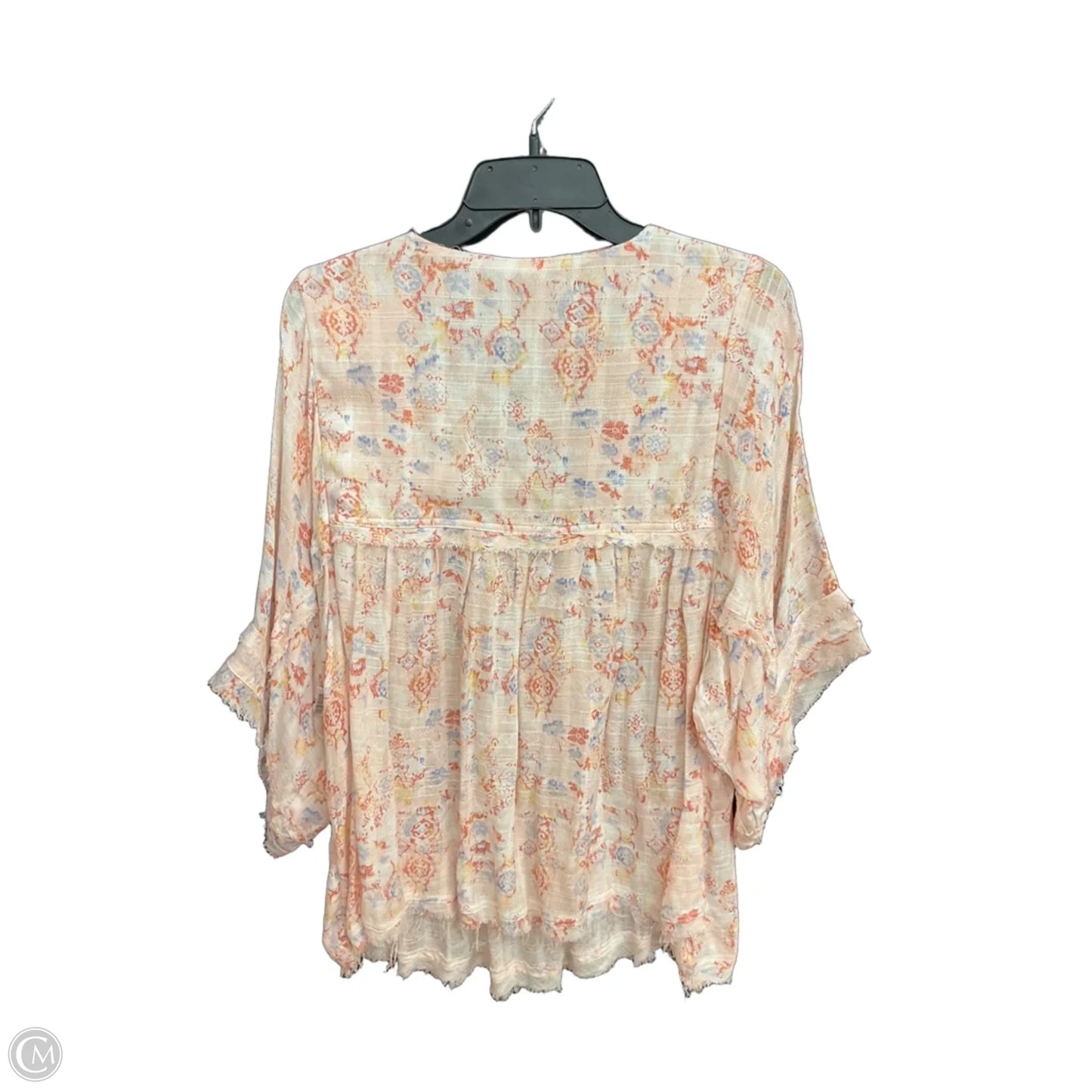 Top Short Sleeve By Daytrip In Pink, Size: Xl
