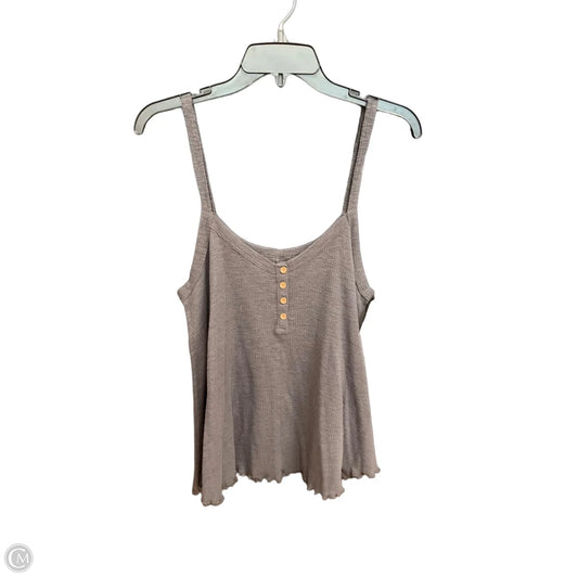 Top Sleeveless By American Eagle In Grey, Size: M