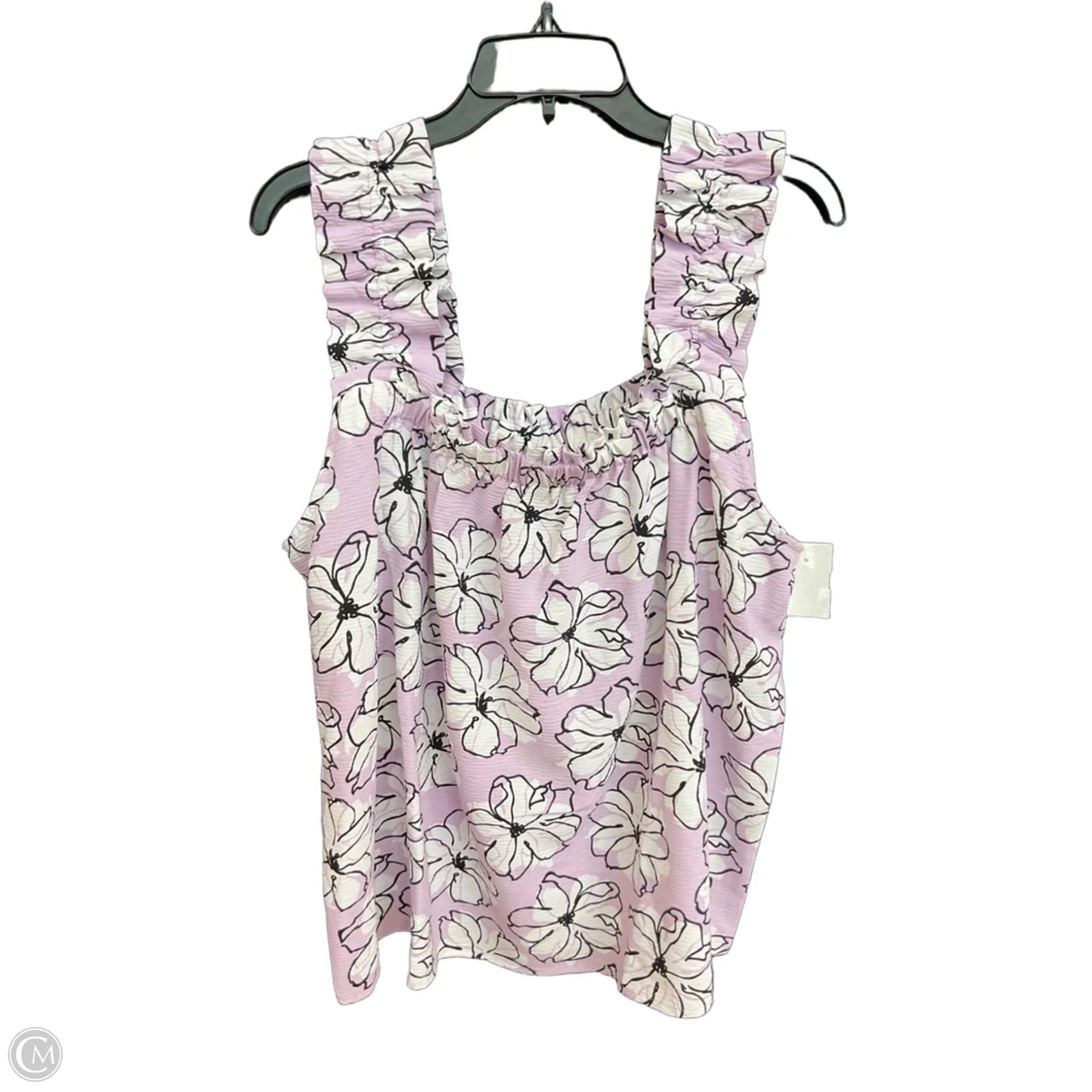 Top Sleeveless By Cato In Purple, Size: Xl