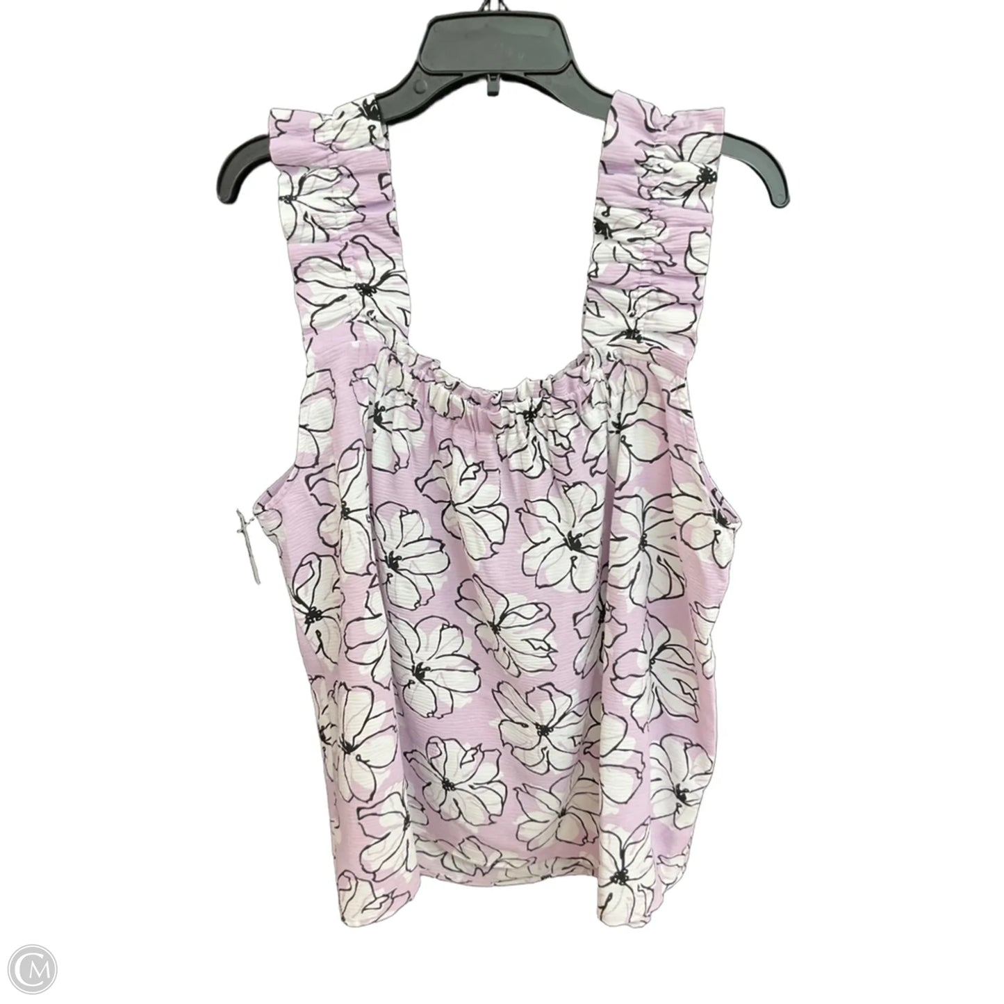 Top Sleeveless By Cato In Purple, Size: Xl