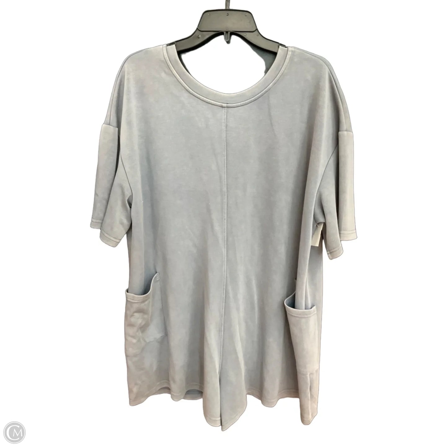 Top Short Sleeve By Davi & Dani In Blue, Size: L