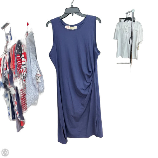 Dress Casual Maxi By Michael By Michael Kors In Blue, Size: Xl