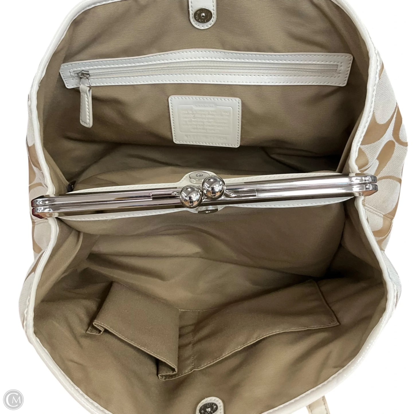 Handbag Designer By Coach, Size: Medium