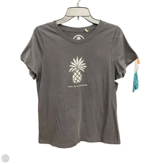 Top Short Sleeve By Tommy Bahama In Black, Size: Xl