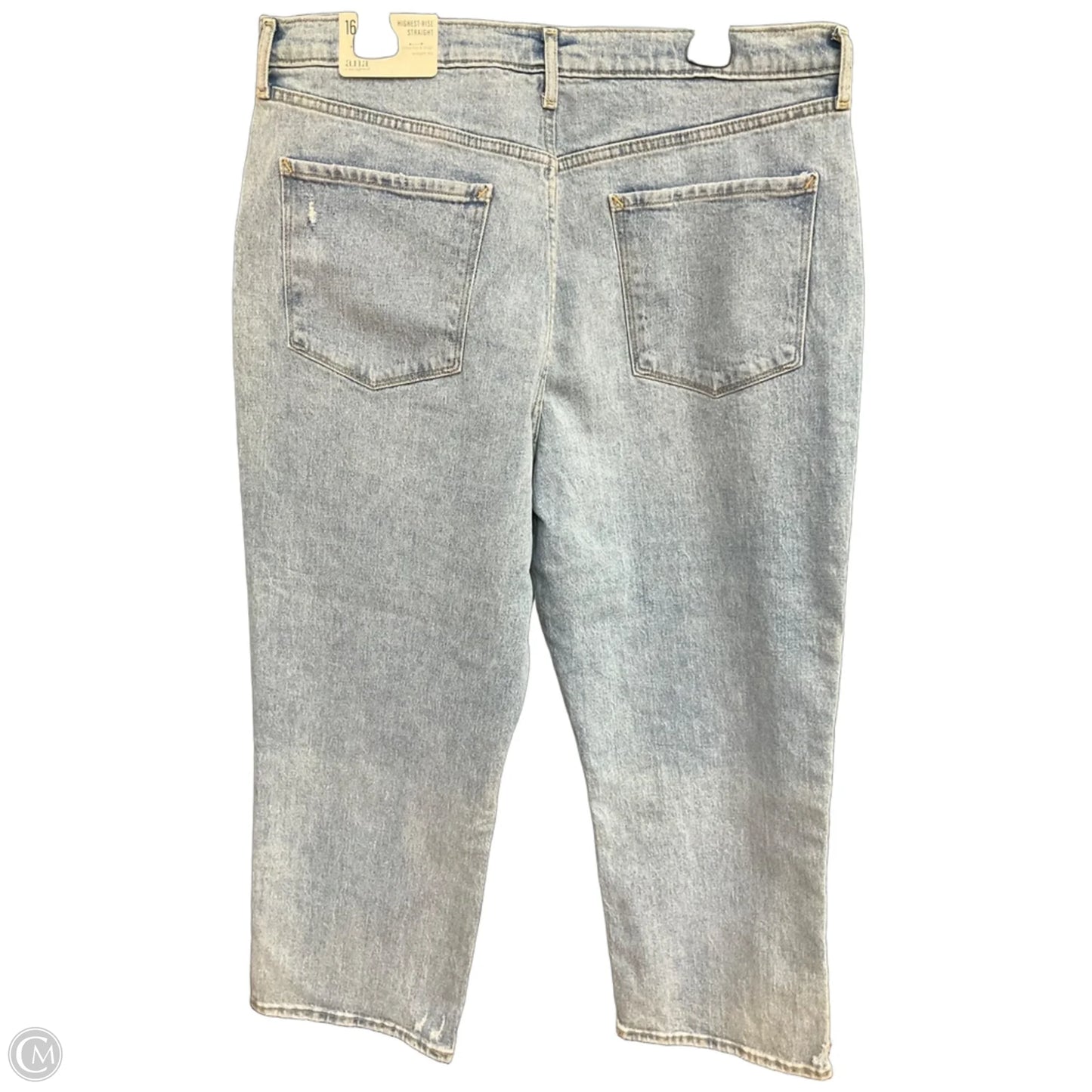Jeans Straight By Ana In Blue Denim, Size: 16