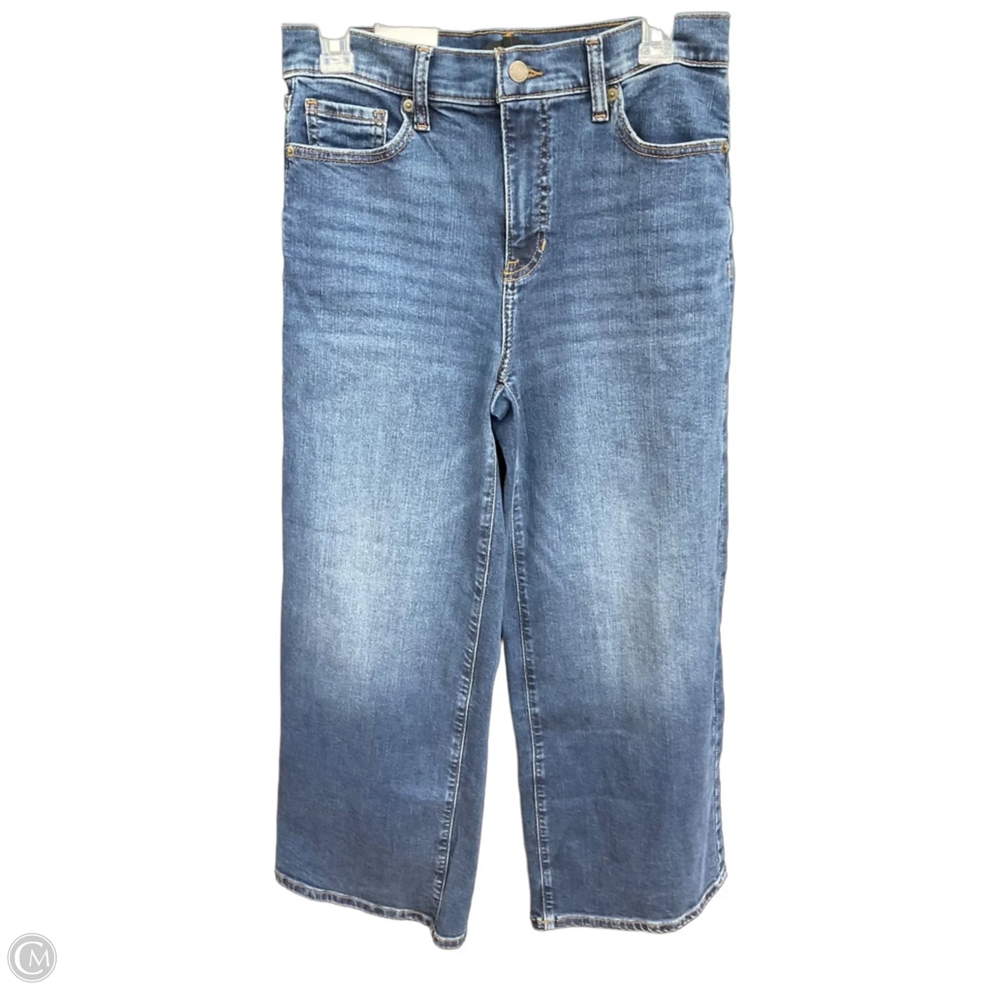 Jeans Wide Leg By Banana Republic In Blue Denim, Size: 6