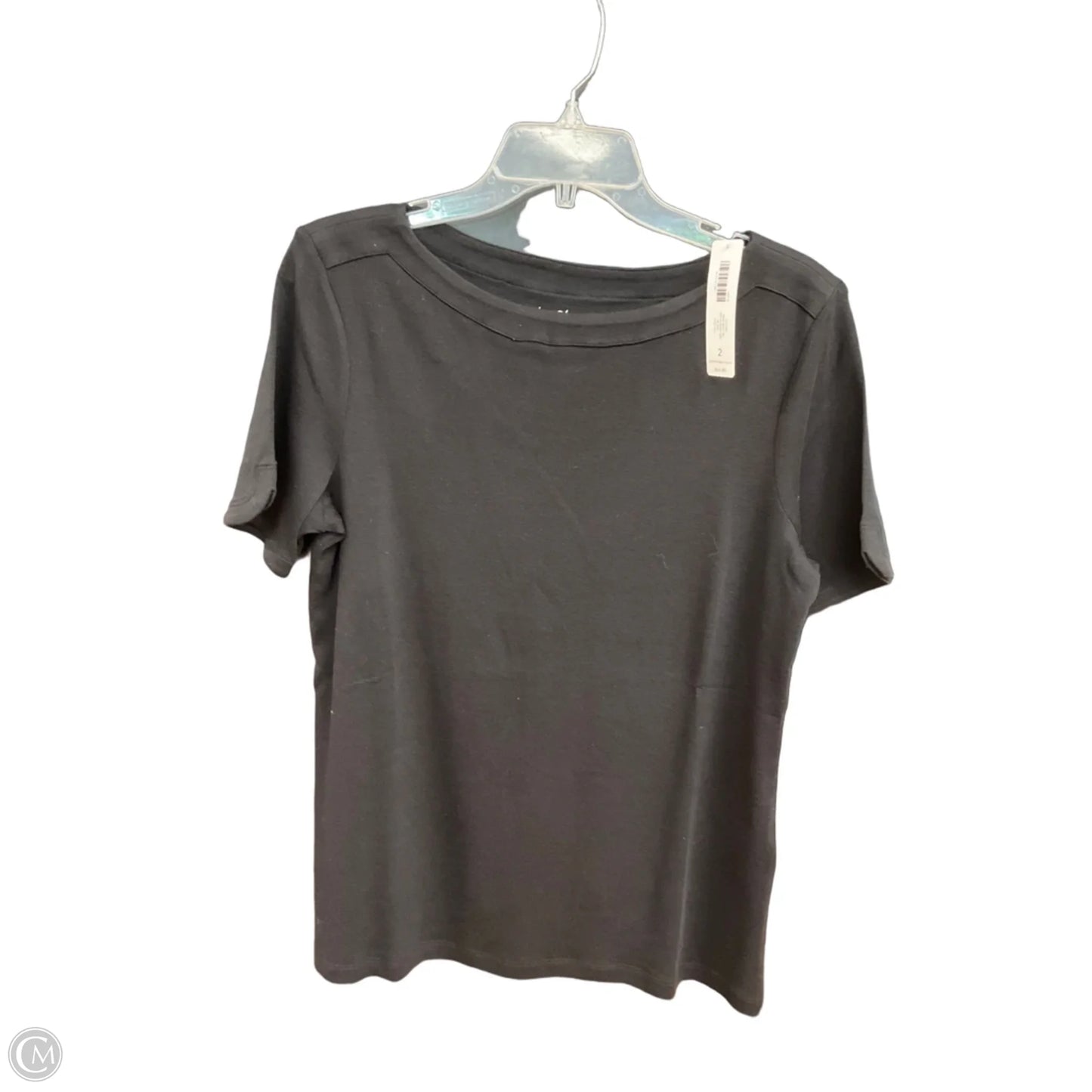 Top Short Sleeve By Chicos In Black, Size: L