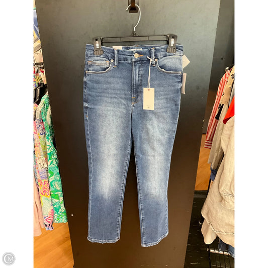 Jeans Skinny By Good American In Blue Denim, Size: 6
