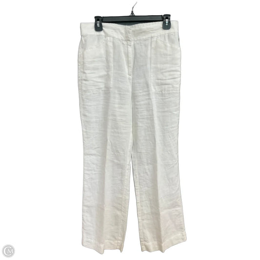 Pants Linen By Chicos In White, Size: 6