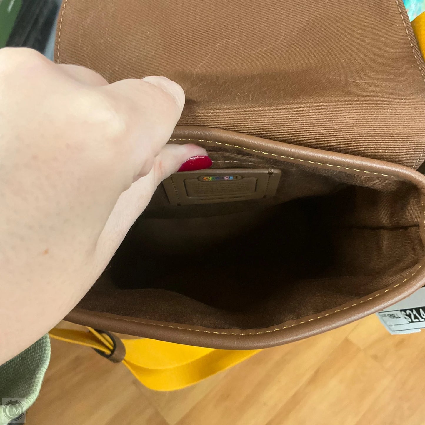 Crossbody Designer By Coach, Size: Small