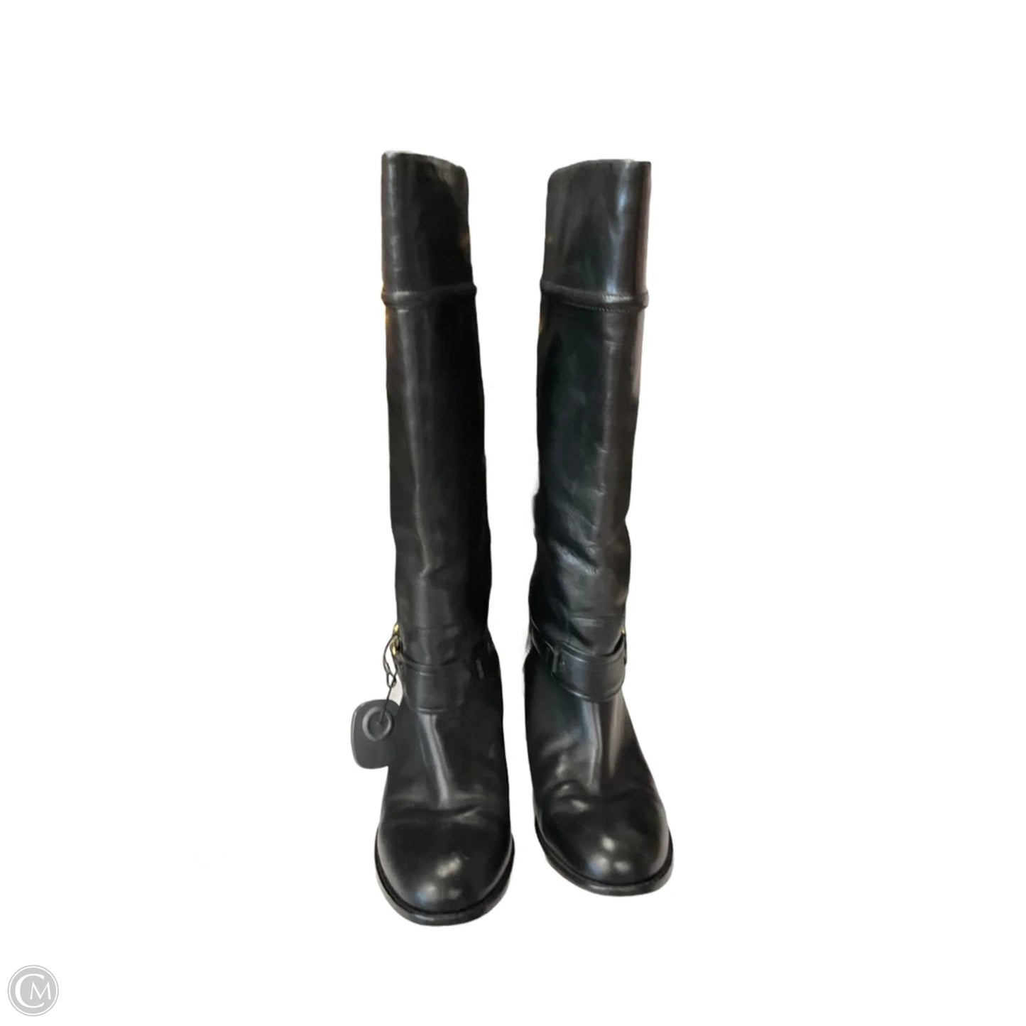 Boots Designer By Coach In Black, Size: 8.5
